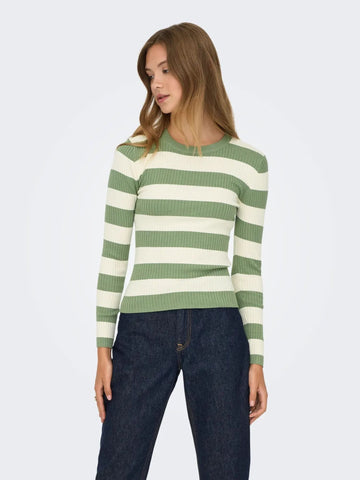 Jacqueline De Yong - Women's Hedge Green Plum Sweater