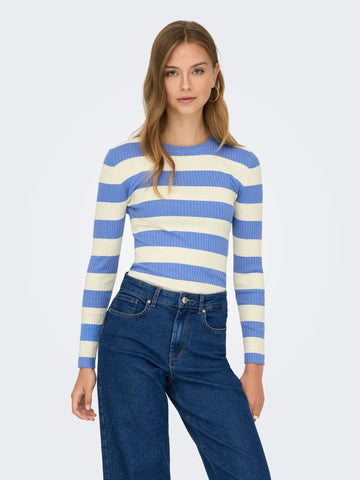 Jacqueline De Yong Women's Ultramarine Jdyplum Sweater