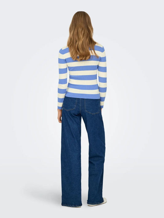 Jacqueline De Yong Women's Ultramarine Jdyplum Sweater