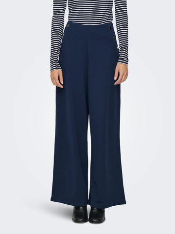 Jacqueline De Yong Women's Blue Jdygeggo Trousers