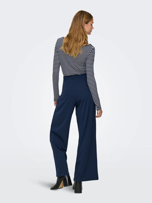 Jacqueline De Yong Women's Blue Jdygeggo Trousers