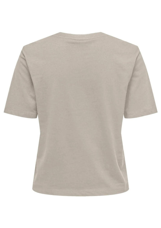 Jacqueline De Yong - T-Shirt Donna Rex Grigia