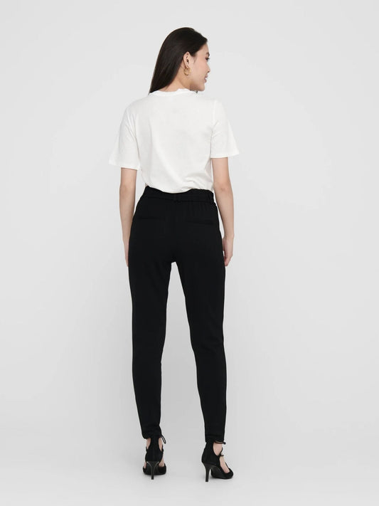 Only Women's Black Onlpoptrash Trousers