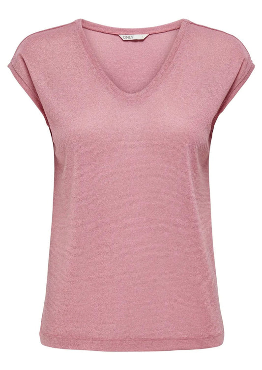 Only - Women's Silvery Pink Sweater