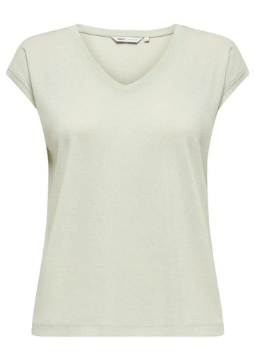 Top Only Women Silvery Green