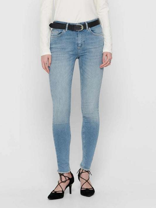 Only - Women's Skinny Fit Jeans Light Blue blush