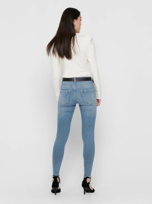 Only - Women's Skinny Fit Jeans Light Blue blush