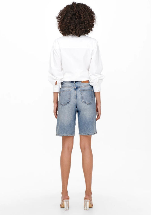 Only - Women's Bermuda Shorts Sonny Light Blue Denim