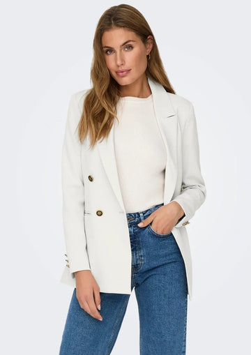 Only - Women's Astrid White Jacket