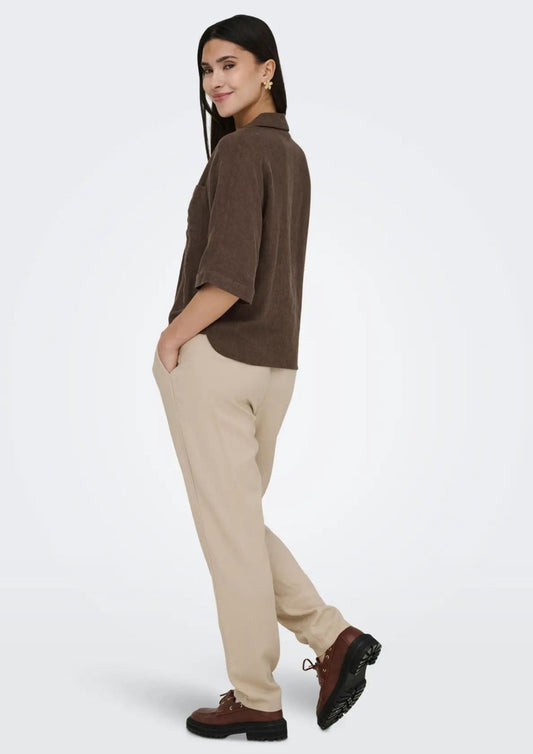 Only - Women's Shirt Brussels Chocolate