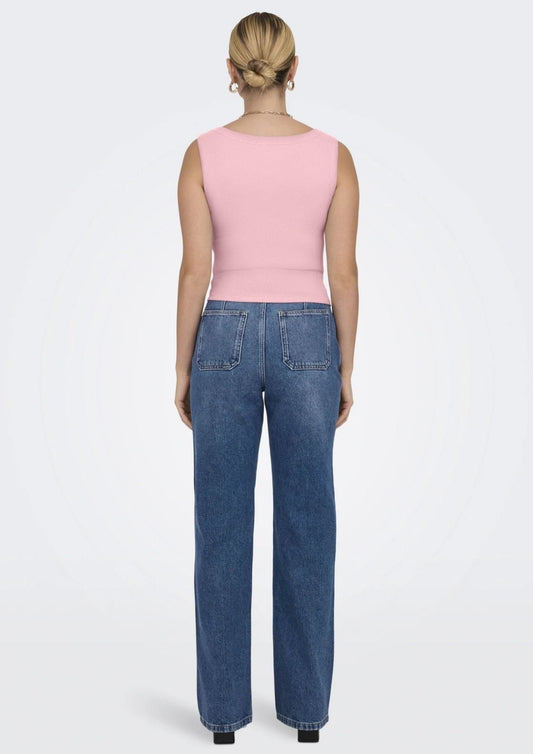 Only - Canotta Donna Easy Rosa