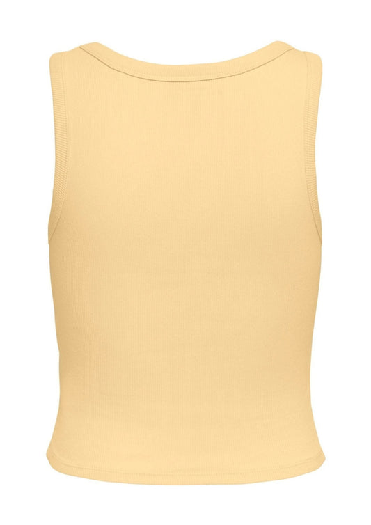 Only Women's Easy Yellow Sleeveless Top