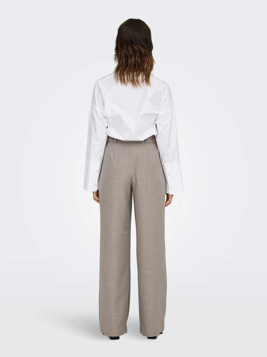 Only - Pantaloni Donna Fungi Straight Fit linda