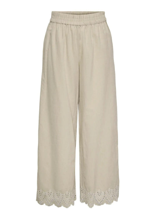 Only - Women's Trousers Paula Olive Gray