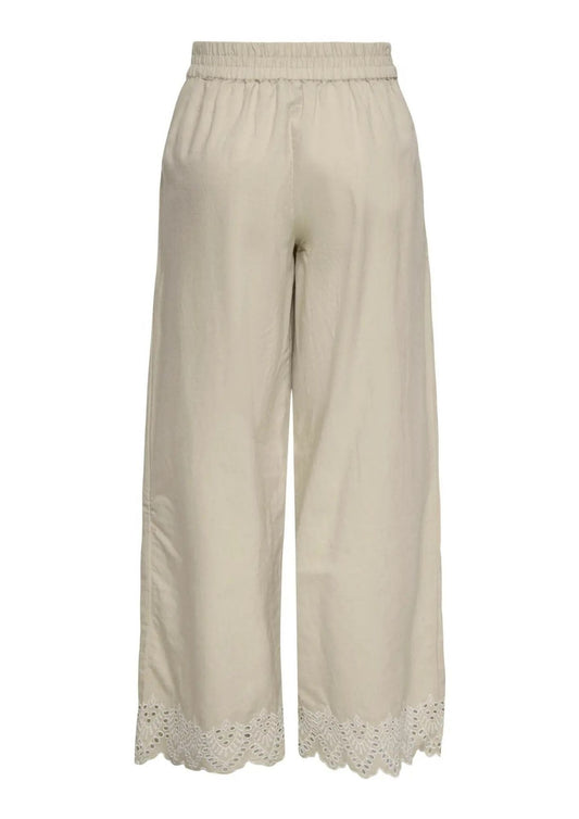 Only - Women's Trousers Paula Olive Gray