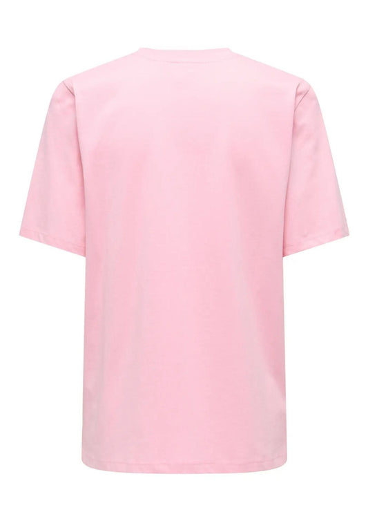 Only - Women's Burst Pink T-Shirt