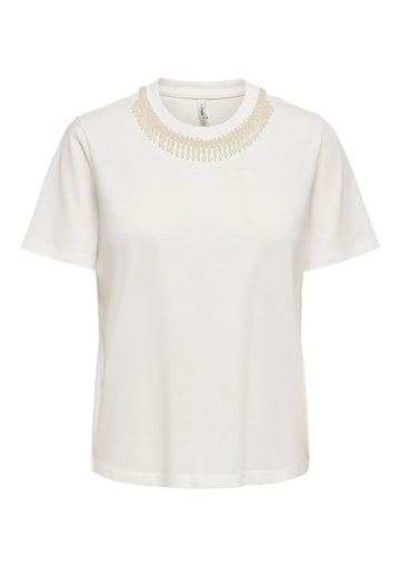 Only Women's Top Parker White