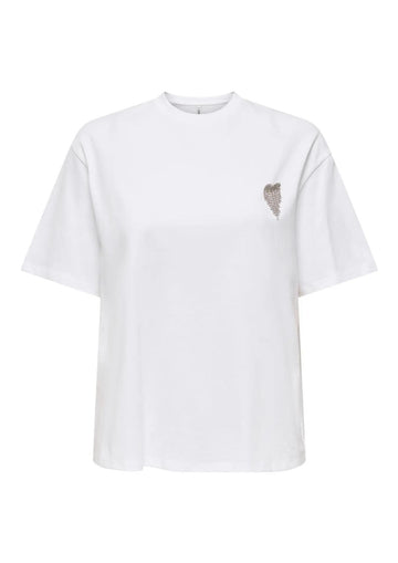 Women's White Waist T-Shirt