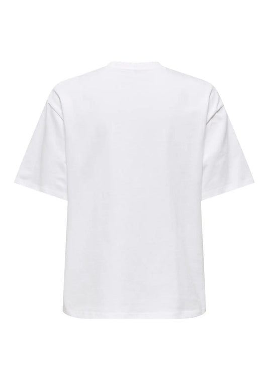 Only T-Shirt Donna Vita Bianca