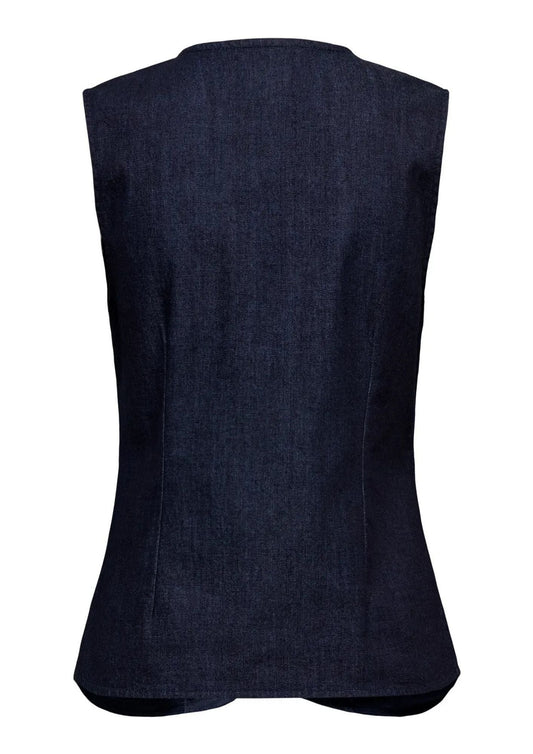 Only Women's Ashby Dark Denim Blue Gilet