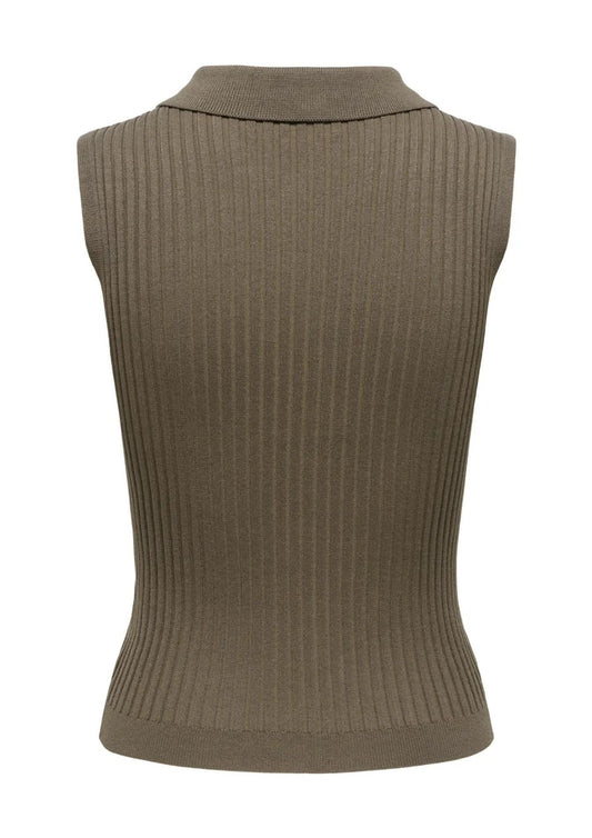 Only - Women's Brown Cardigan
