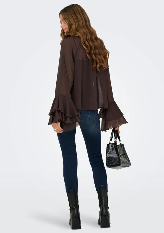 Only Women's Blouse Peninna Brown