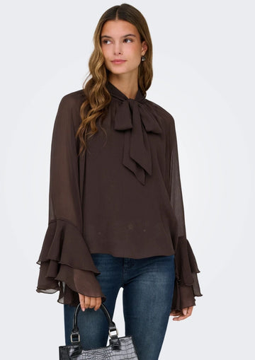 Only Women's Blouse Peninna Brown