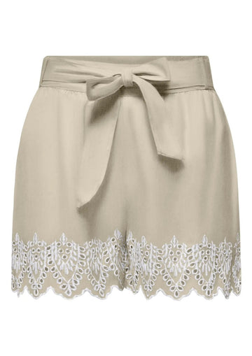 Only Women's Shorts Tulum Olive Grey
