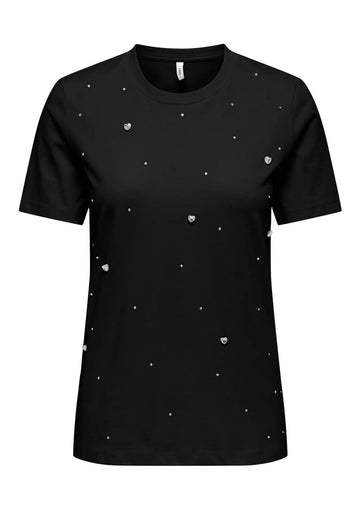 Only Women's T-Shirt Filizza Black Mix