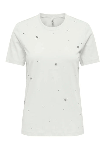 Only - Women's Filizza White T-Shirt