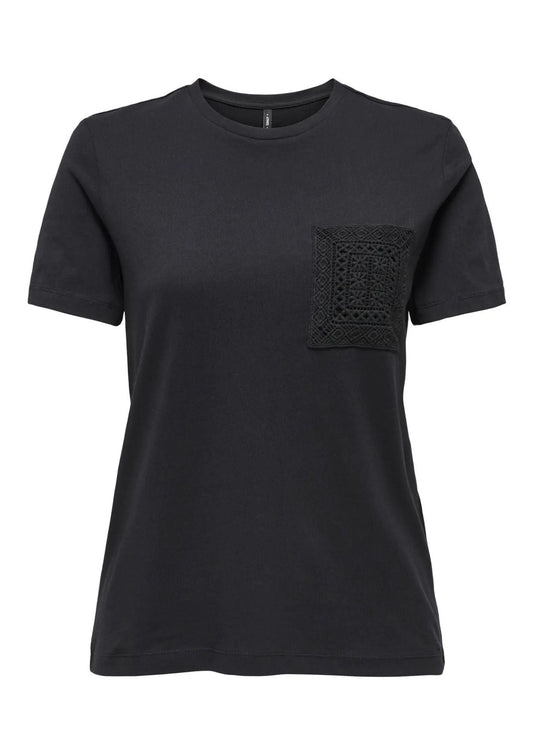 Only - Women's T-Shirt Enja Black