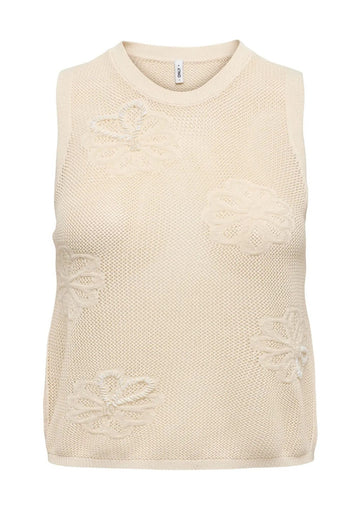 Only - Women's Ivy White Tank Top