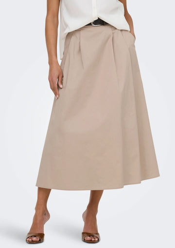 Only - Women's Zora Skirt Green Grey Oxford