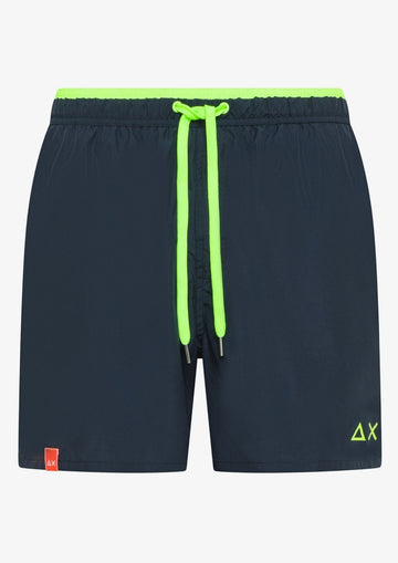 Sun68 - Men's Navy Swim Trunks