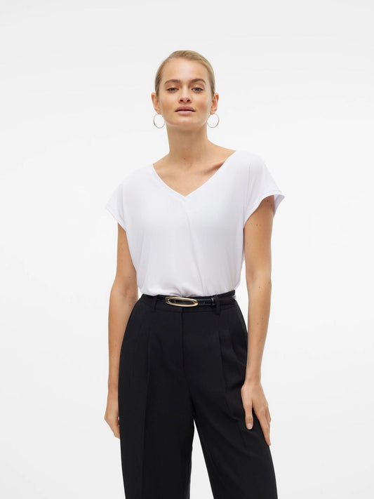 Vero Moda Top Donna Filli Bianco
