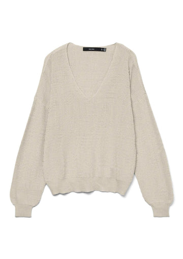 Vero Moda - Women's Pullover Newlexsunshine Birch Grey