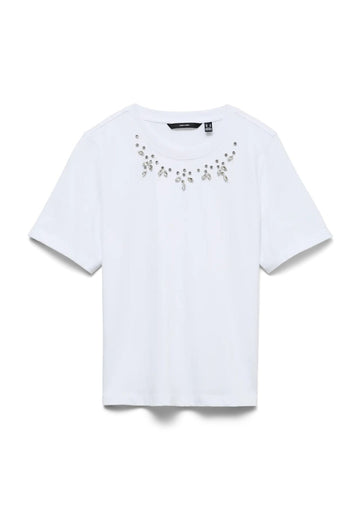Vero Moda - Women's Sif White Sweater