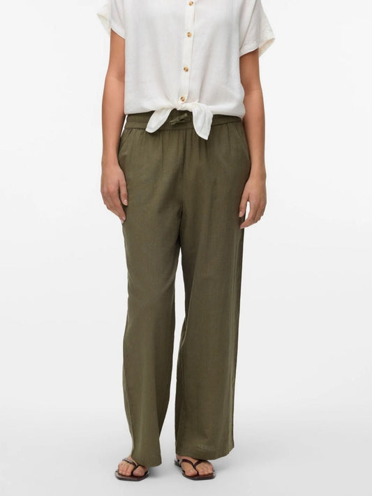 Vero Moda - Pantalone Donna Caia Verde