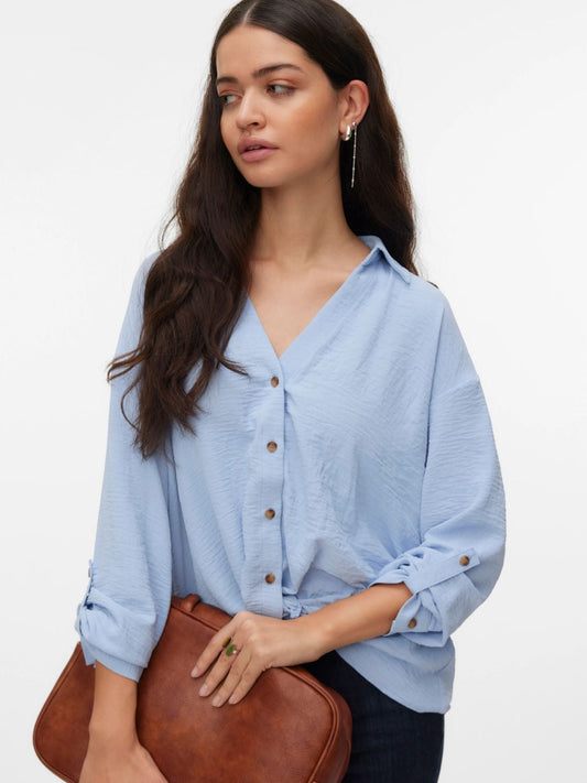 Vero Moda Women's Shirt Brunnera Blue VMIzzy