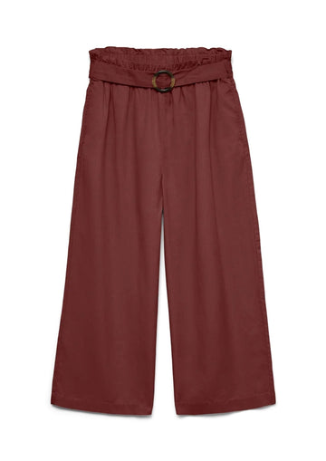 Vero Moda - Women's Bree Trousers Brown Andorra
