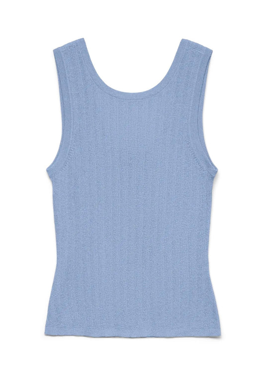 Vero Moda - Canotta Donna Secret Blu Brunnera