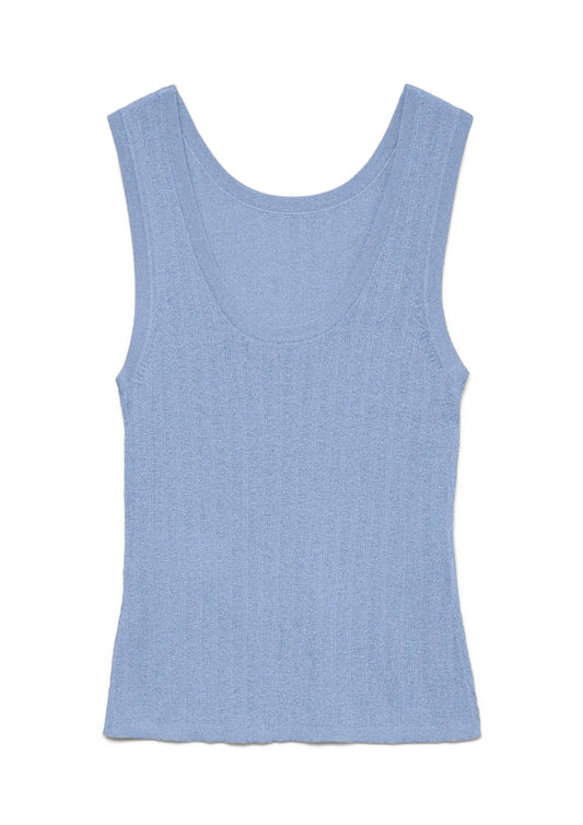Vero Moda - Canotta Donna Secret Blu Brunnera
