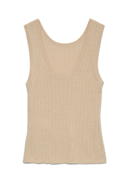 Vero Moda - Women's Secret Beige Oatmeal Cami Top