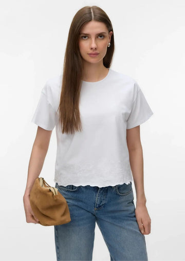 Vero Moda - Women's Noah White Jumper