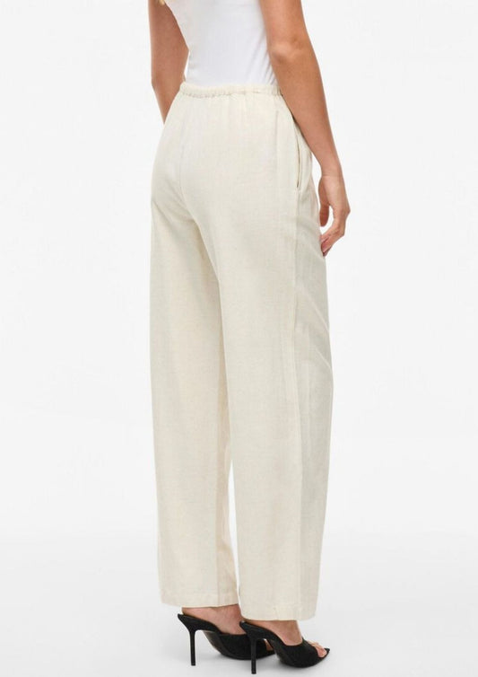 Vila - Pantalone Donna Super Light Natural