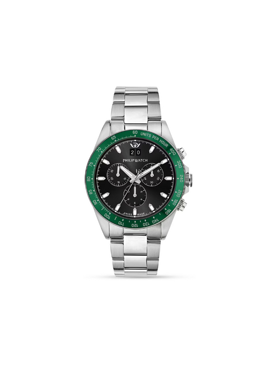 Philip Watch Caribe Sport Cronografo Quarzo R82736 verde