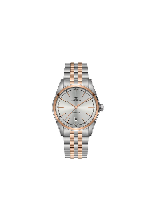 Hamilton American Classic H42425151 – Automatico elegante con quadrante argento e cassa in PVD rosa