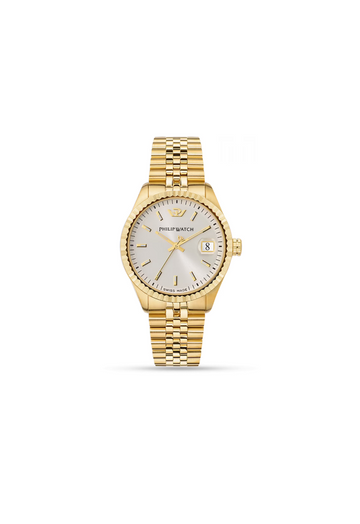 Philip Watch Caribe gold– cinturino jubilee quadrante bianco R8253597087