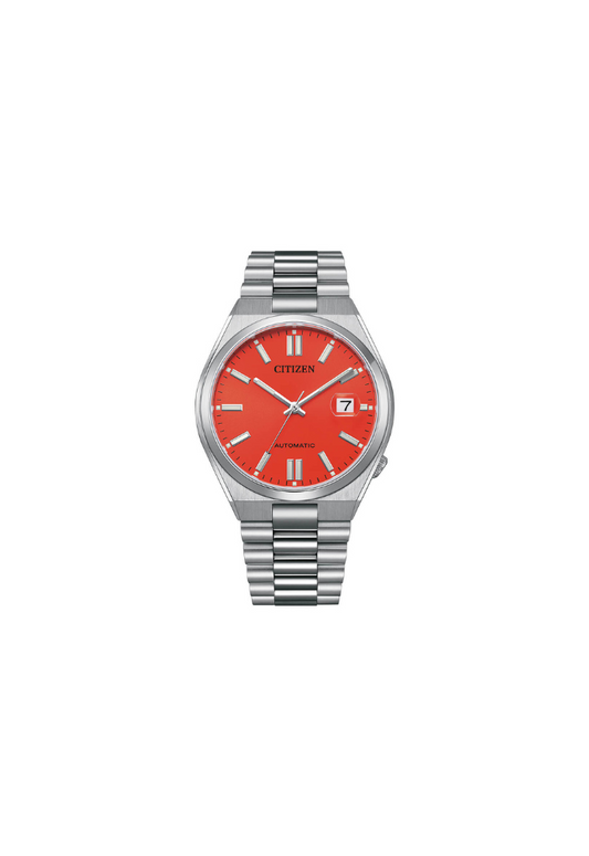 Citizen TSUYOSA Automatic 8210 Blazing Red Dial – Orologio Meccanico Uomo Acciaio – Cod. NJ0158-89W