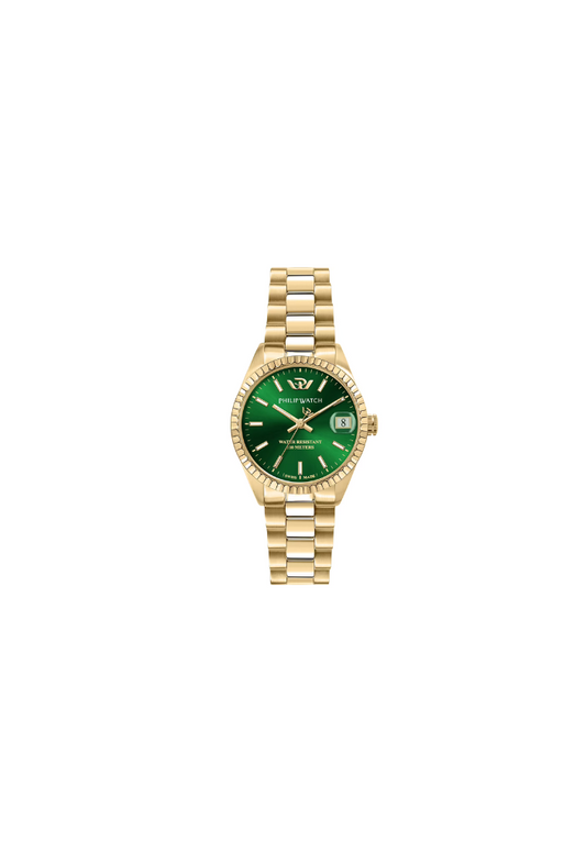 Philip Watch Caribe Gold Donna – Eleganza colore verde R8253597591
